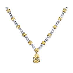 Yellow Diamond Necklace thumbnail 1