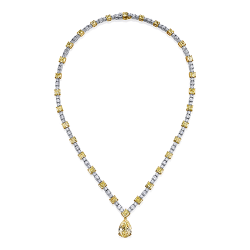 Yellow Diamond Necklace thumbnail 2