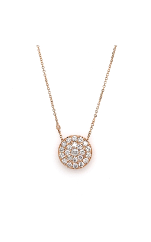 Large Rose Gold Diamond Pendant