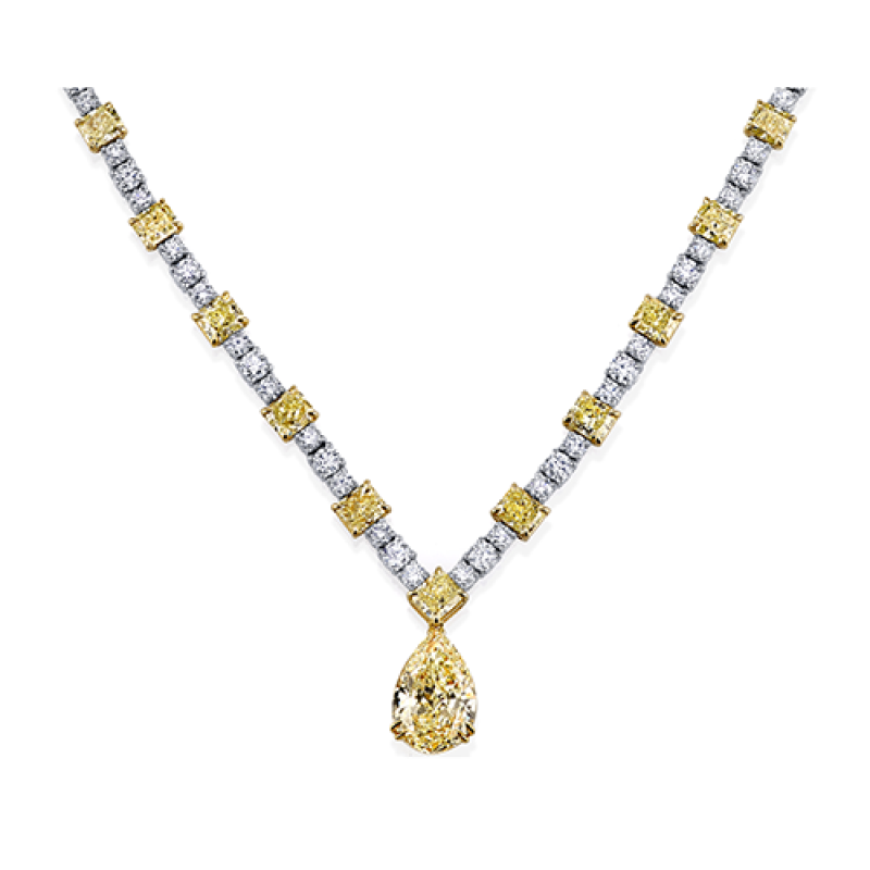Yellow Diamond Necklace