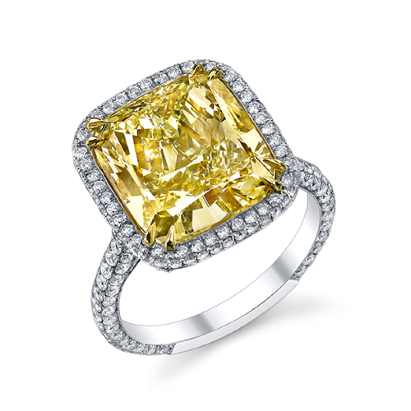 Yellow Diamond Ring