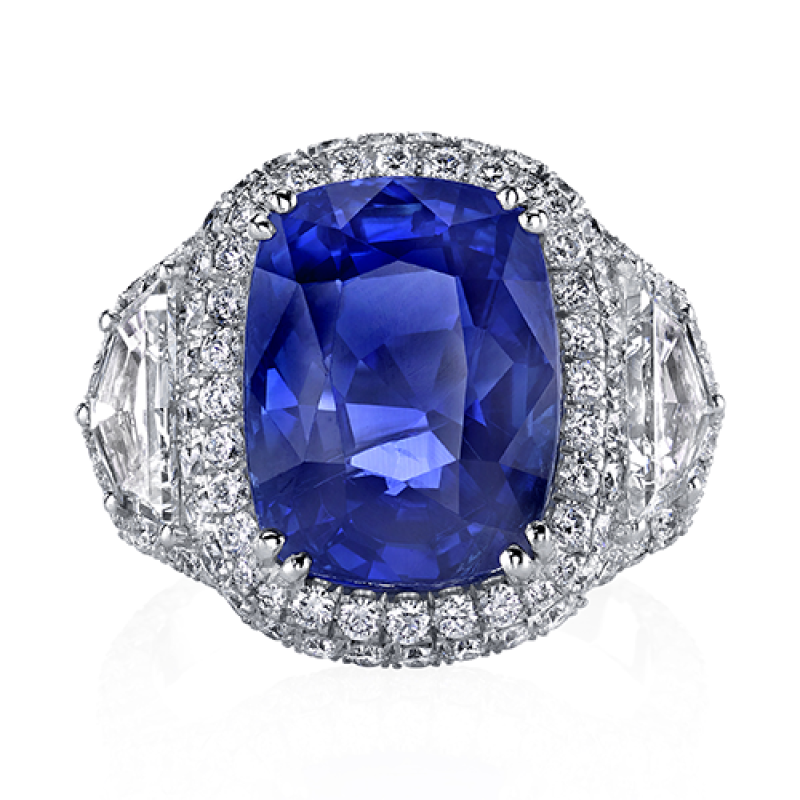 Sapphire & Diamond Ring
