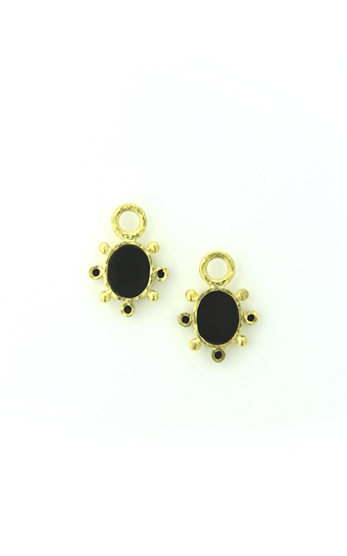 Black 'Mosca' Earring Pendants for Hoops ERP90786-B Black 'Mosca' Earring Pendants for Hoops ERP90786-B