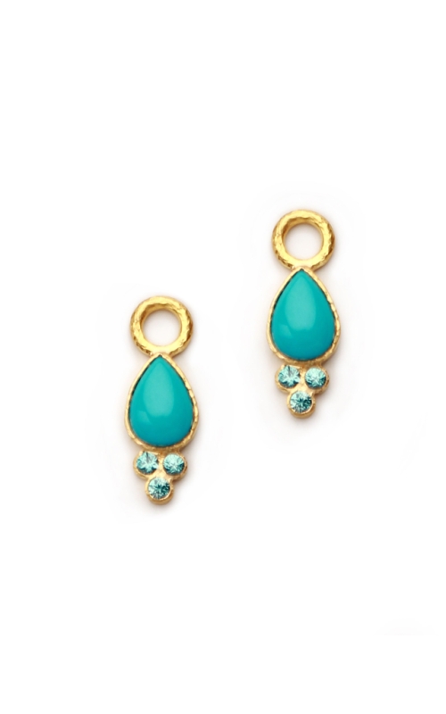 Sleeping Beauty Turquoise Earring Charms ERP103377