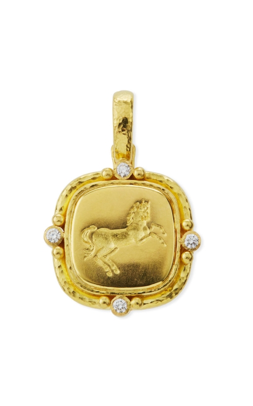 Gold and Diamond 'Rearing Horse' Pendant P97209
