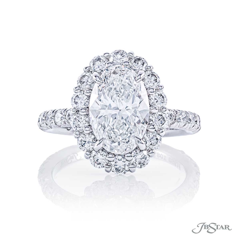 Oval Brilliant Diamond Ring