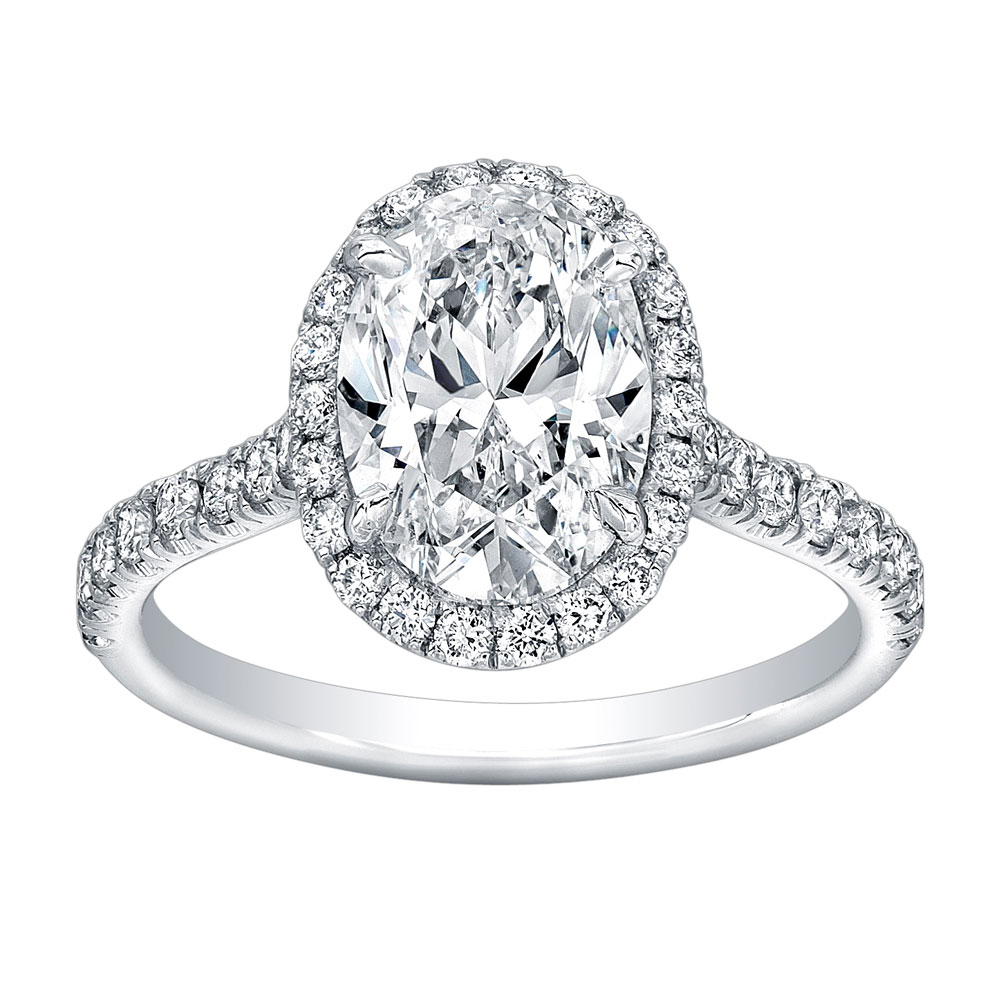 Oval Brilliant Diamond Ring