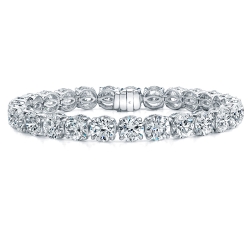 ROUND BRILLIANT CUT DIAMOND BRACELET thumbnail 1