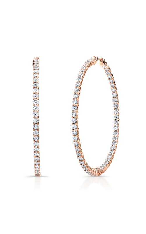 Diamond Hoop Earrings
