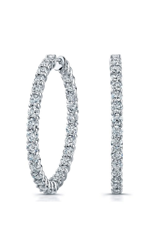 Diamond Hoop Earrings