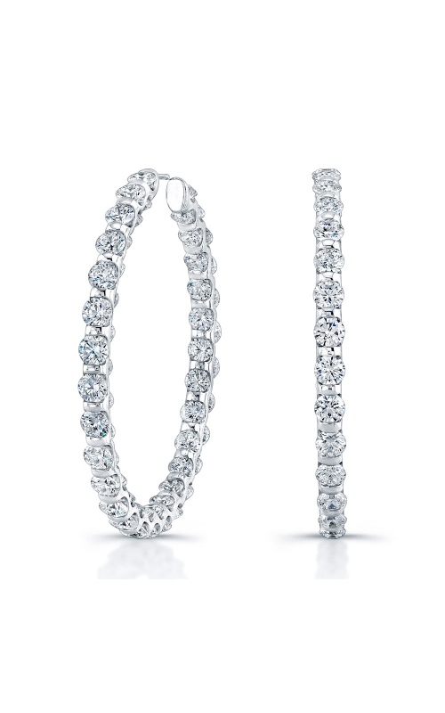 Diamond Hoop Earrings