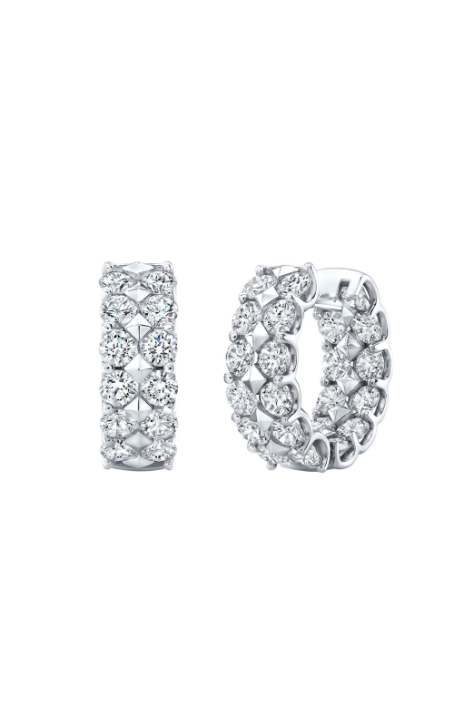 Diamond Hoop Earrings