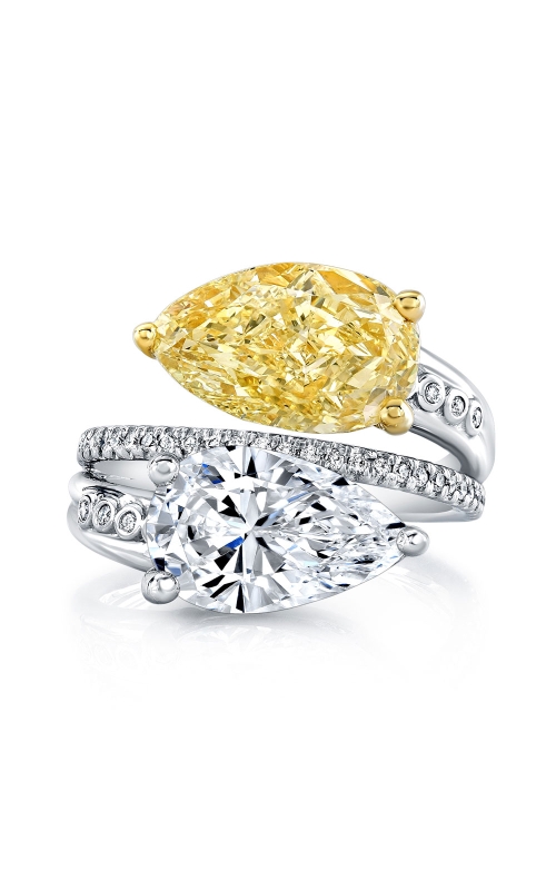 Diamond Bypass Ring
