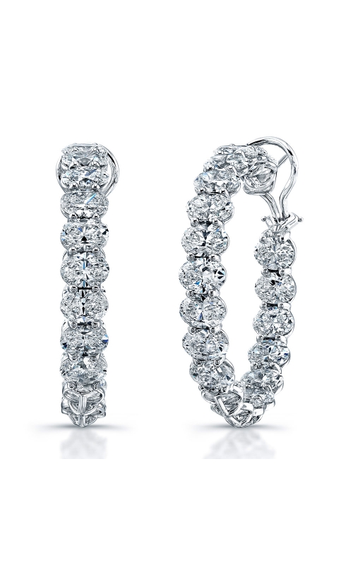 Diamond Hoop Earrings