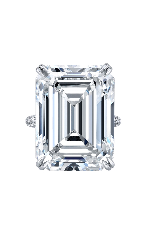37.69 Carat Emerald Cut Diamond Ring