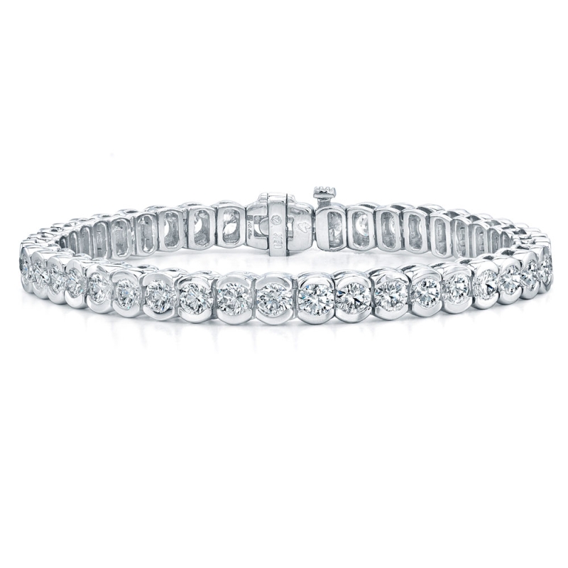 ROUND BRILLIANT CUT DIAMOND BRACELET
