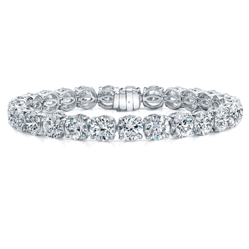 ROUND BRILLIANT CUT DIAMOND BRACELET