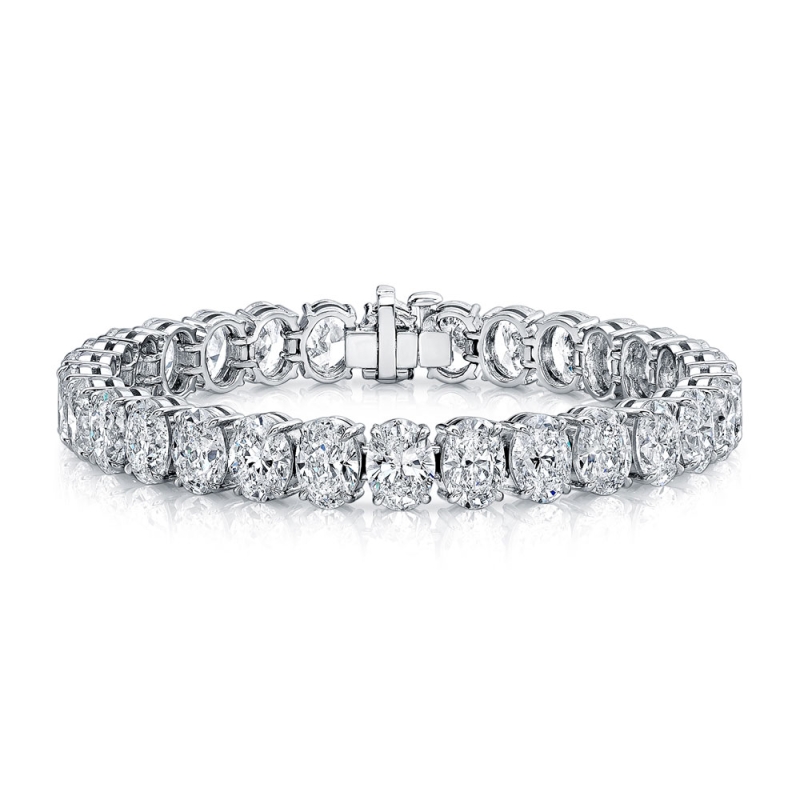 Oval Diamond Bracelet