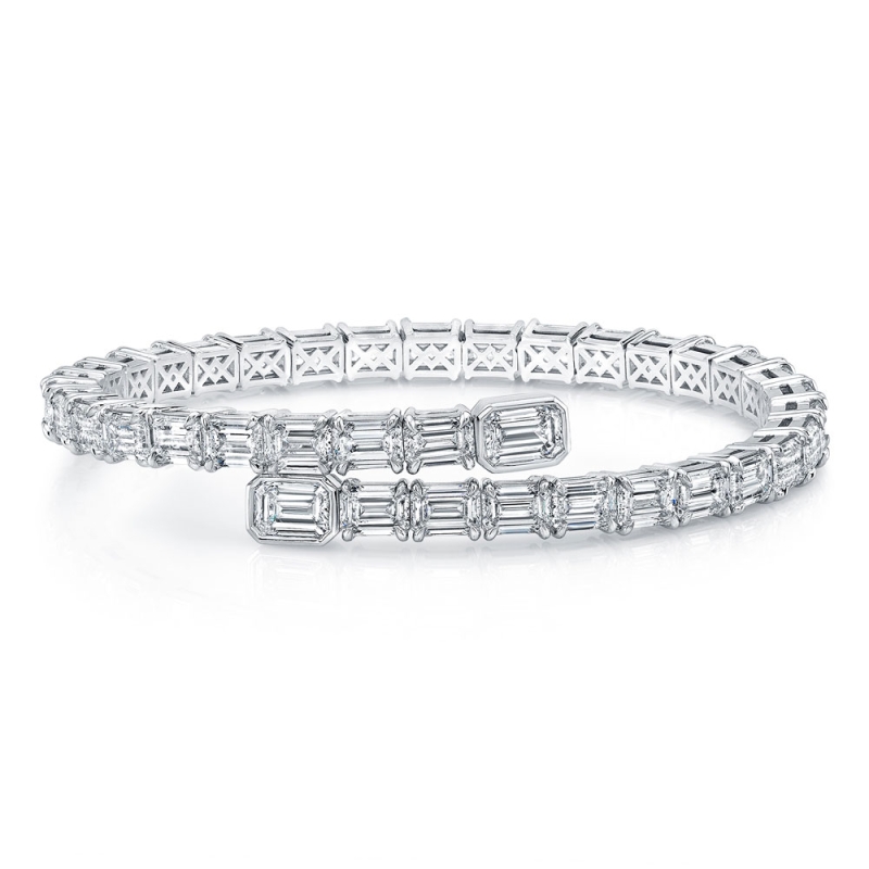 Spiral Diamond Bracelet