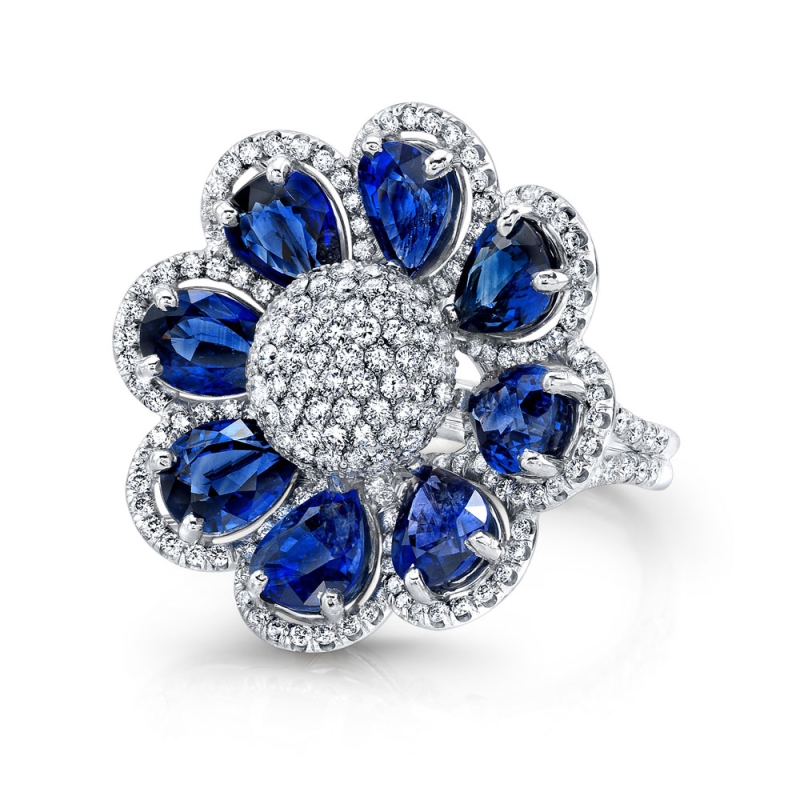 Diamond and Sapphire Ring
