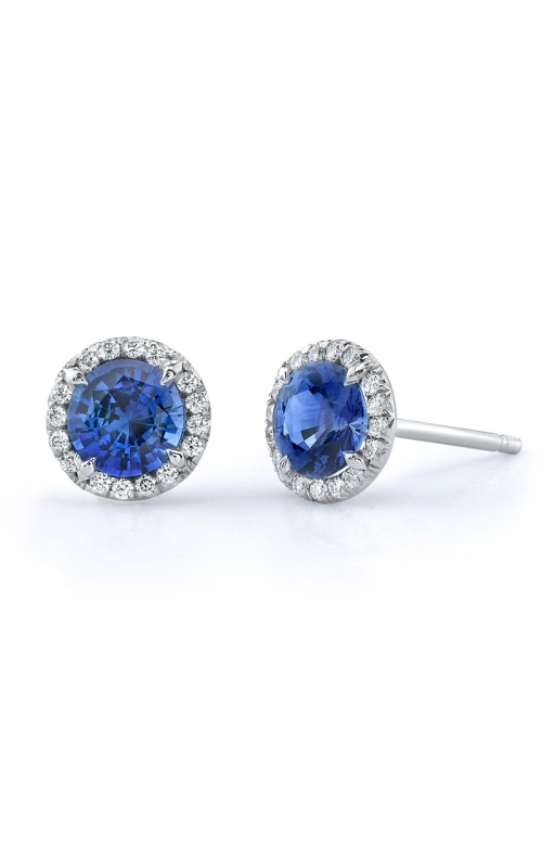 Dore Sapphire and Diamond Earrings