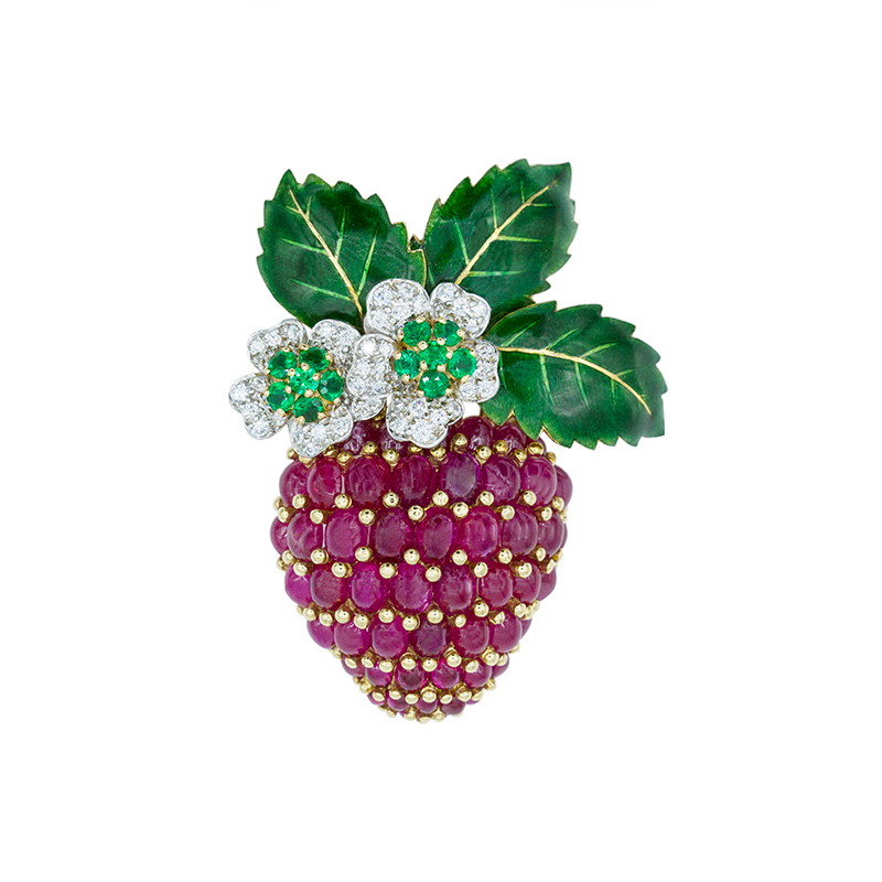 Strawberry Brooch