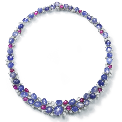 Sapphire and Ruby Necklace