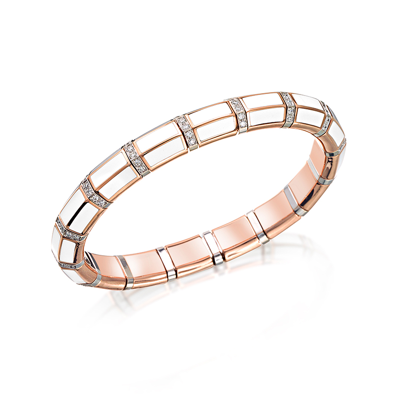 Picchiotti Xpandable Bracelet 8158 White Ceramic