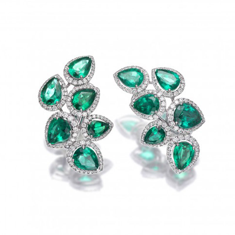 Picchiotti Fine Jewelry Earrings E290 Emerald