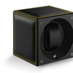Masterbox Single Black Toledo Leather Yellow Edge & Stitches thumbnail 1
