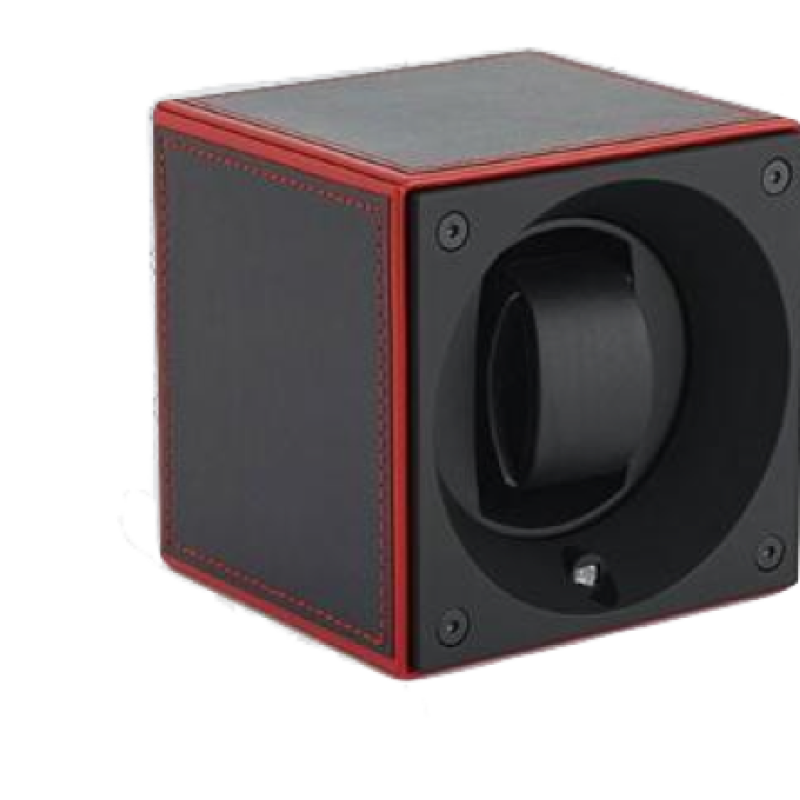 Masterbox Single Black Toledo Leather Red Edge & Stitches