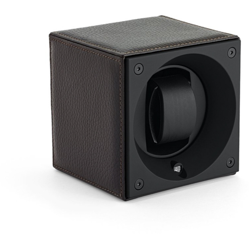 Masterbox Single Brown Grained Toledo Leather Brown Stitches