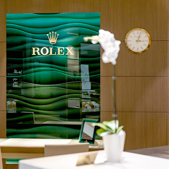Rolex Showroom at Bigham Jewelers in Florida 
