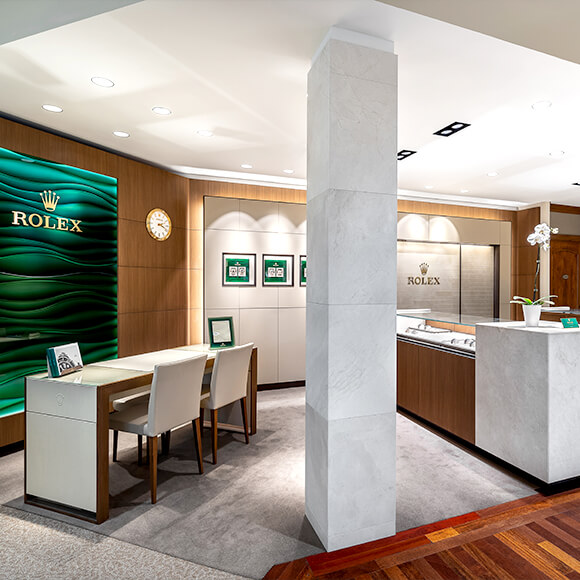 Rolex Showroom at Bigham Jewelers in Florida 