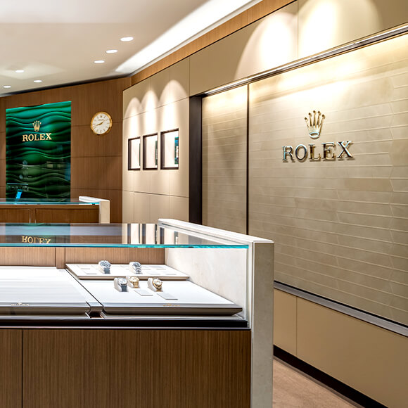 Rolex Showroom at Bigham Jewelers in Florida